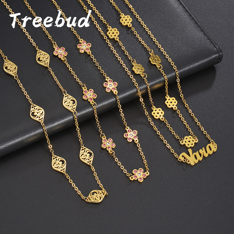 Body Jewelry Names - Treebud Nomi personalizzati personalizzati Catena della