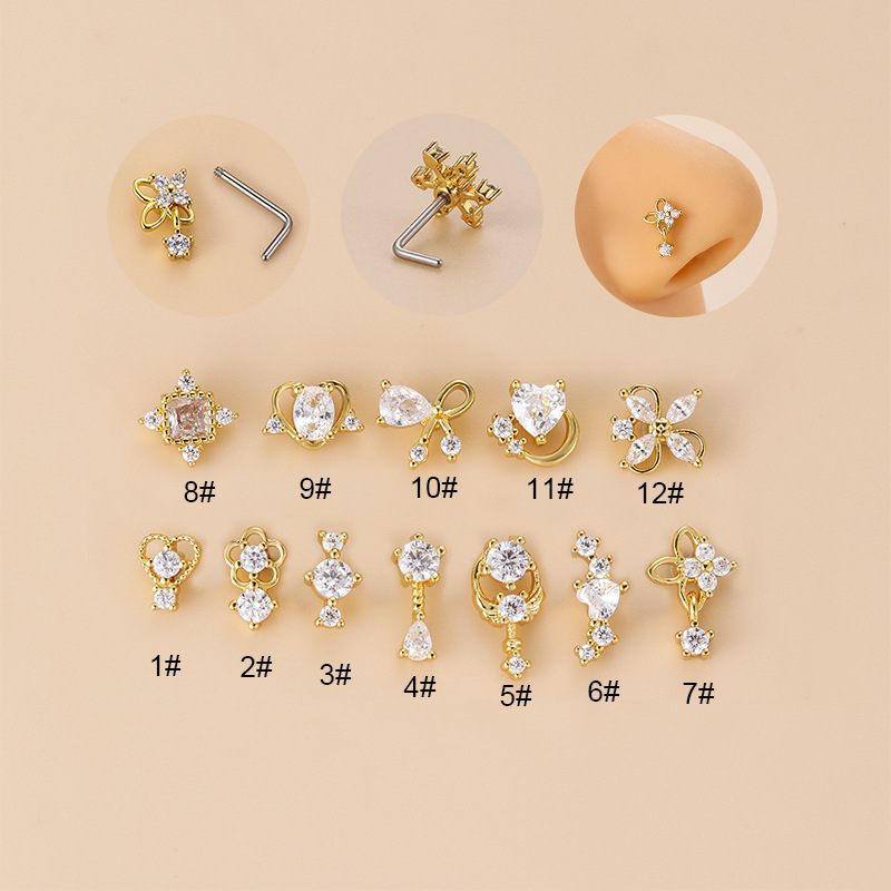 Body Jewelry Septum - Piercing per Naso a Forma di