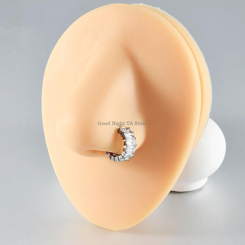 Body Jewelry For Sensitive Skin - Naso setto anello clicker orecchie cartilagine