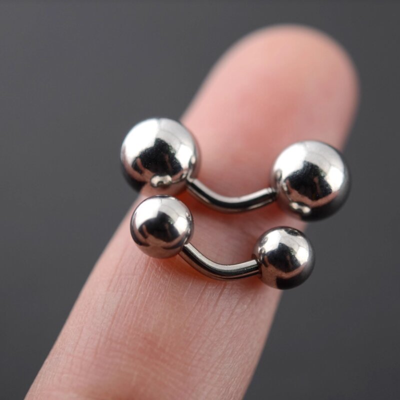 Body Jewelry Vch - 1 pezzo Big Ball 316L filettato