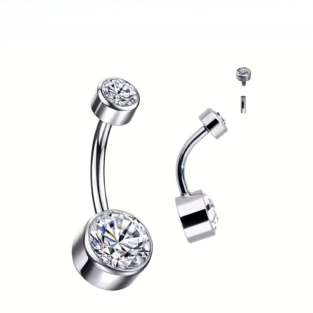 Body Jewelry For Sensitive Skin - 1 pz Piercing all'Ombelico Ipoallergenico in