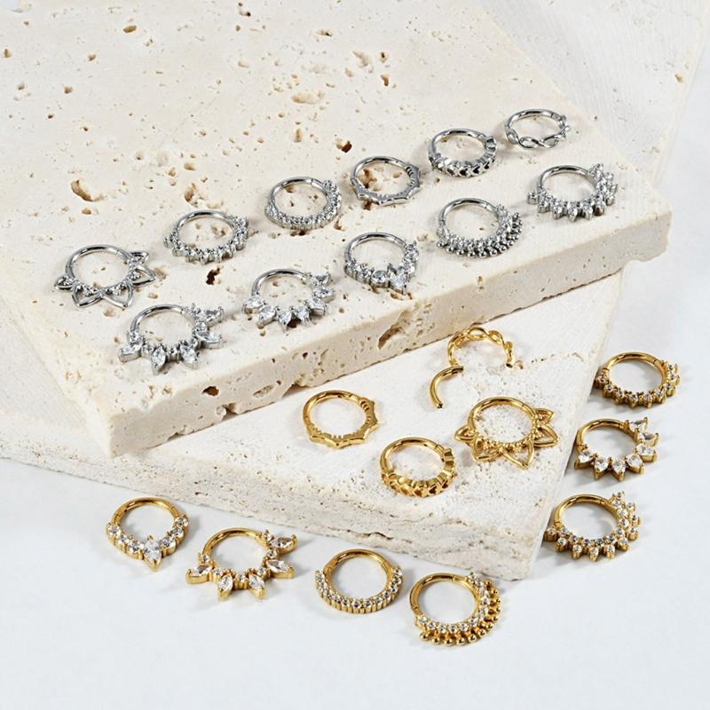 Body Jewelry Septum - Anello per cartilagine orecchio del naso