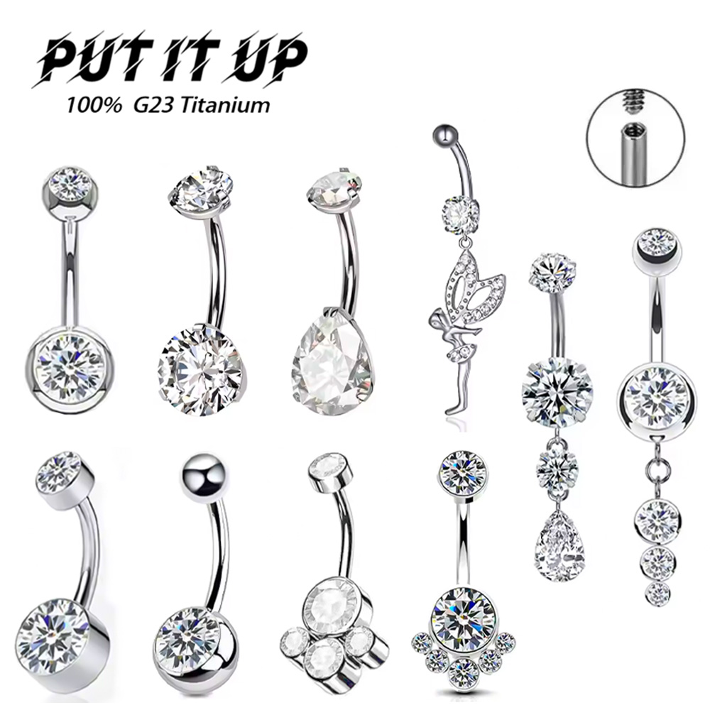 Body Jewelry For Sensitive Skin - Piercing per Ombelico in Titanio ASTM