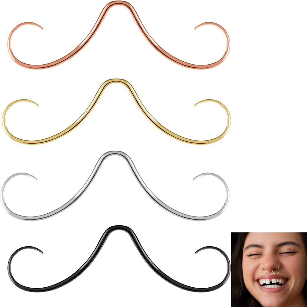 Body Jewelry Septum - Piercing gioielli baffi setto anello gioielli