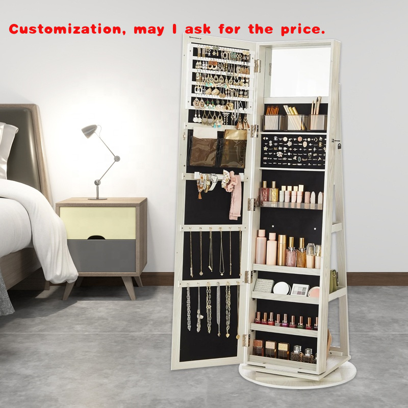 Body Jewelry Storage - personalizzato. Specchio completo indipendente per tutto