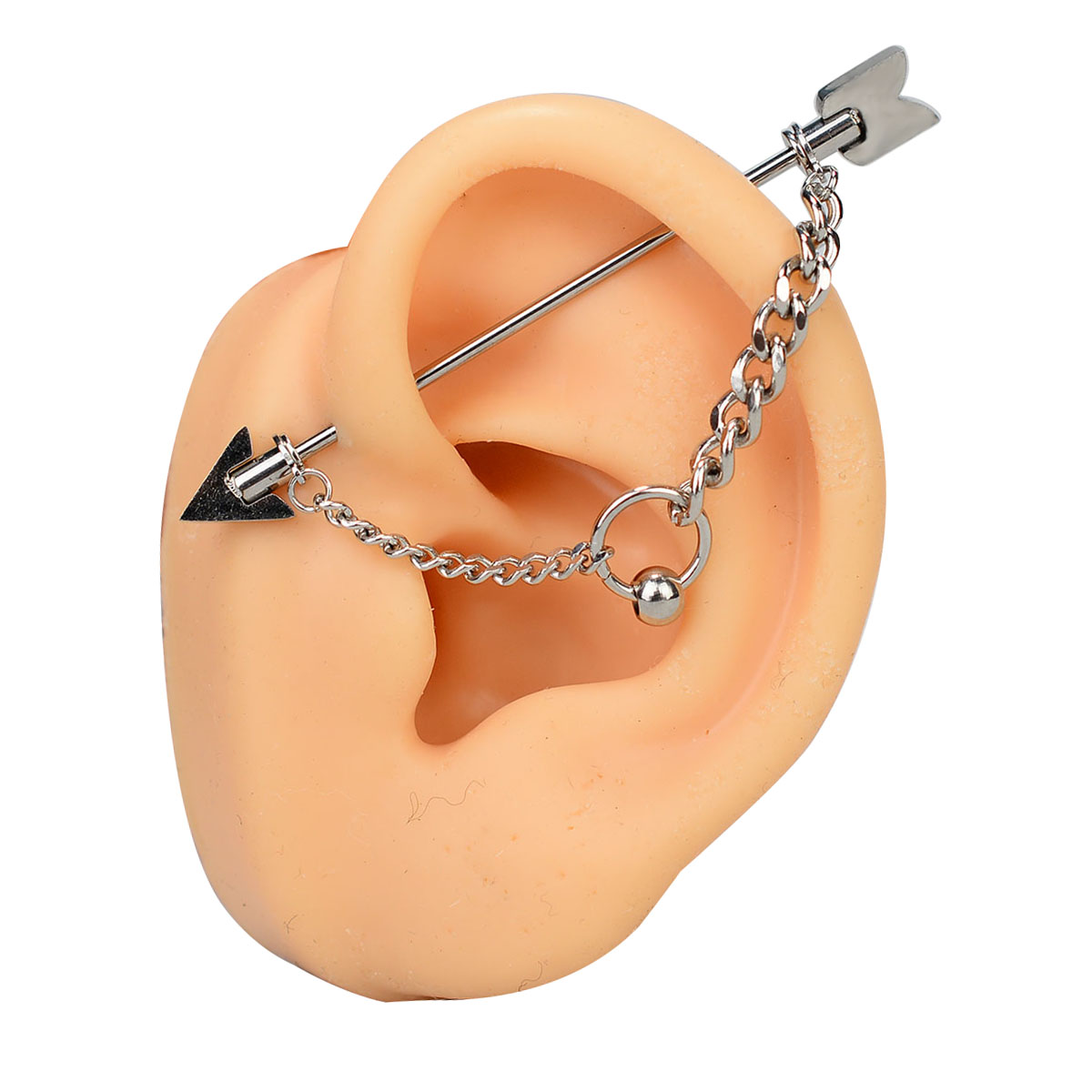 Body Jewelry Industrial - 1PC acciaio chirurgico scintillante gioielli penetranti