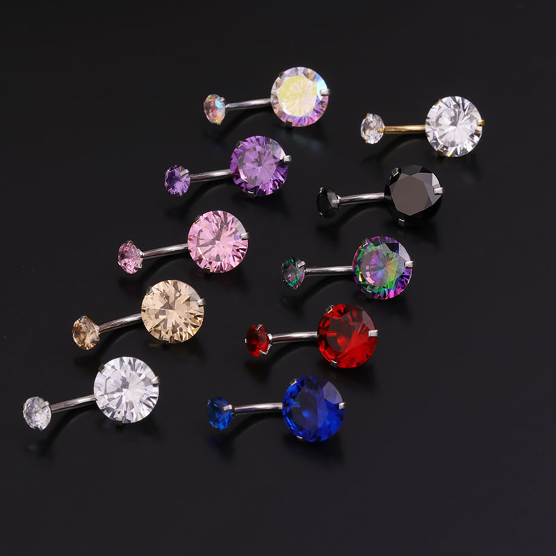 Body Jewelry For Sensitive Skin - Piercing per Ombelico 14G in Acciaio