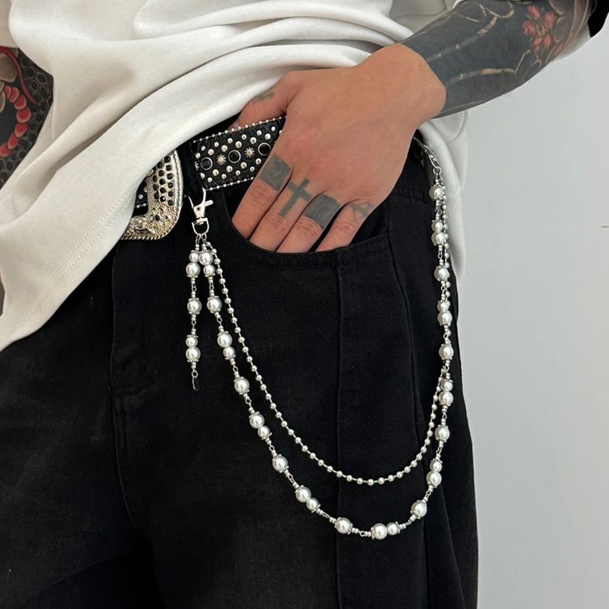 Body Jewelry Men - Ingemark 2025 Faddish Unico Imitazione Perla