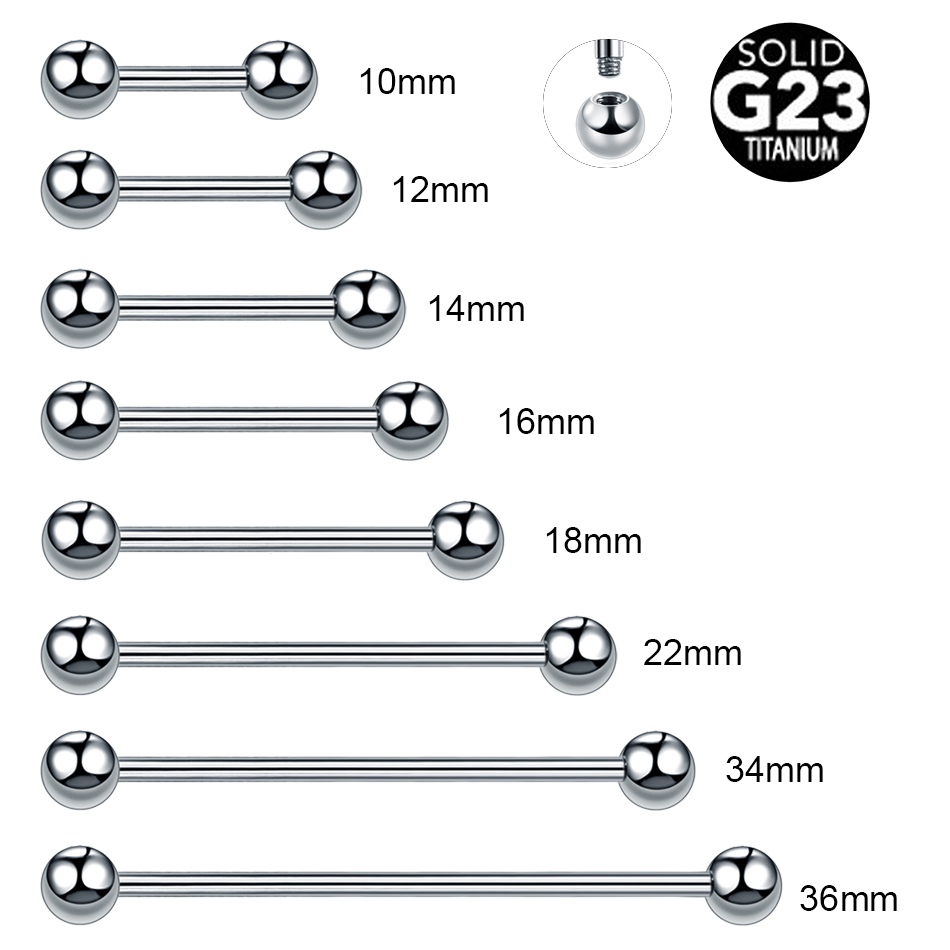 Body Jewelry Industrial - 1PC 14G 16G Titanio Industriale Helix