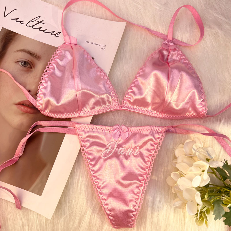 Body Jewelry Names - Set di reggiseno a triangolo e