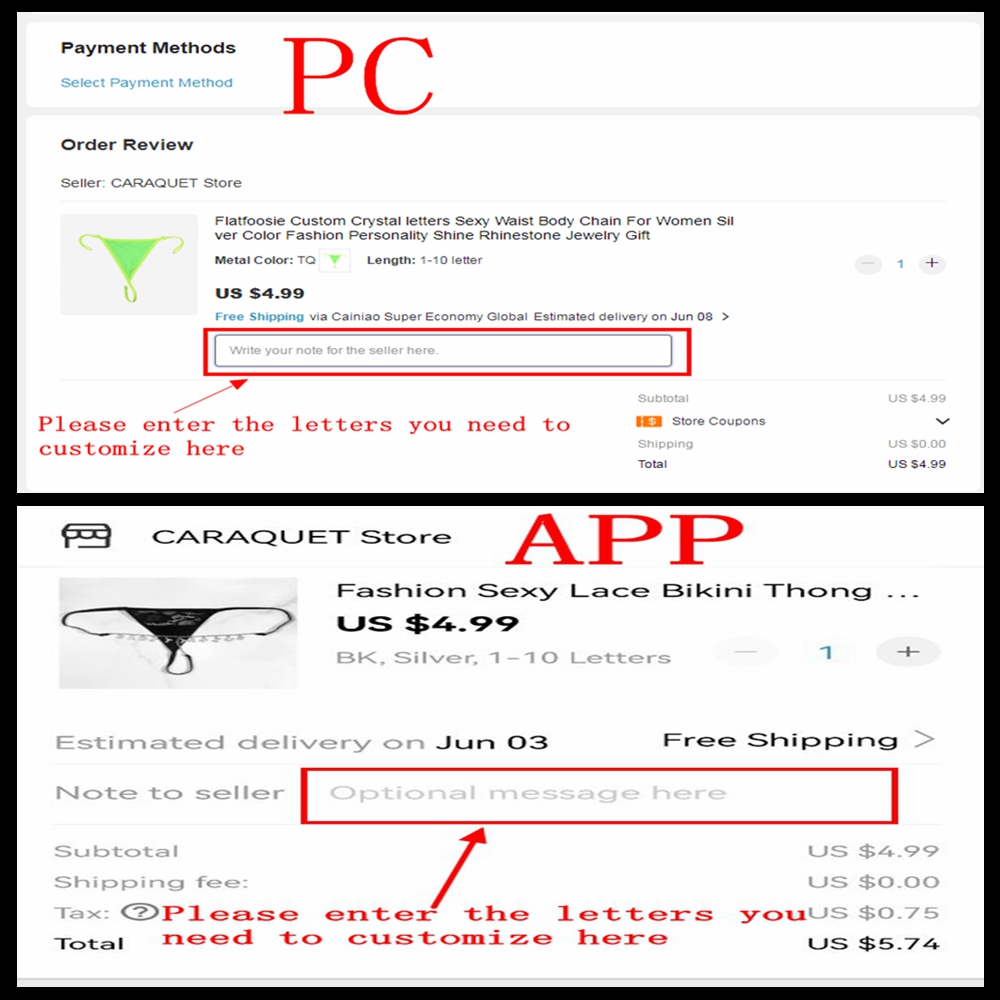 Perizoma bikini personalizzato - Body Jewelry Names recensione e prezzo