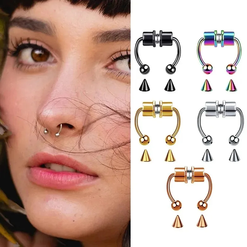 1/2/3 pezzi di anelli magnetic - Body Jewelry Septum recensione e prezzo