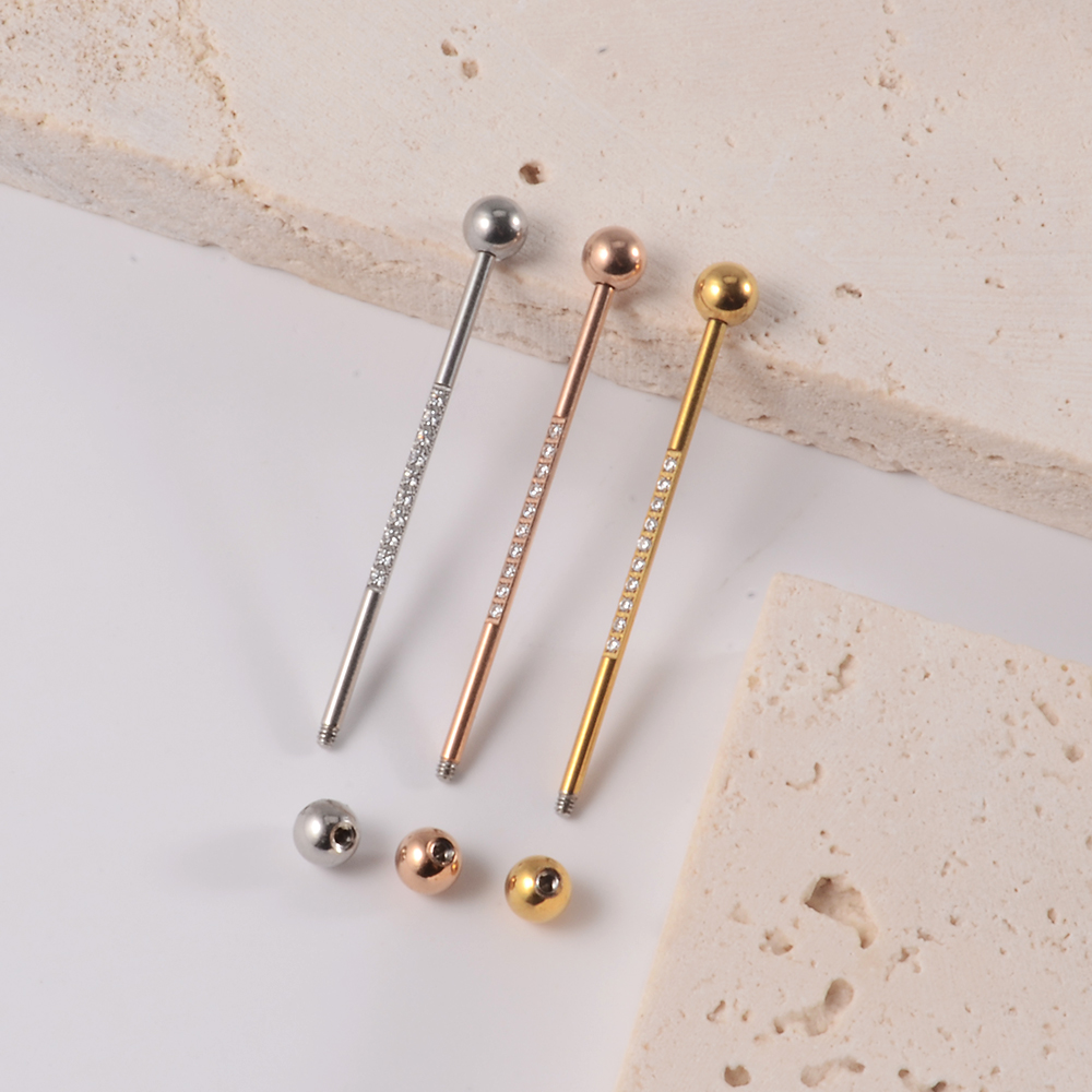 1PC In Acciaio Inox Bilanciere - Body Jewelry Industrial recensione e prezzo