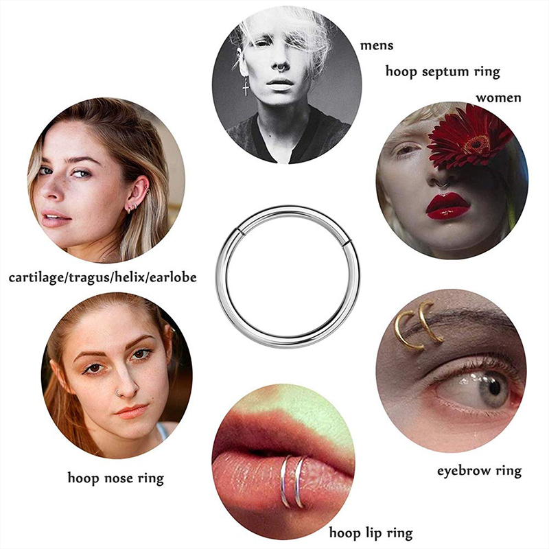 Anelli a Cerniera Clicker in A - Body Jewelry Septum recensione e prezzo