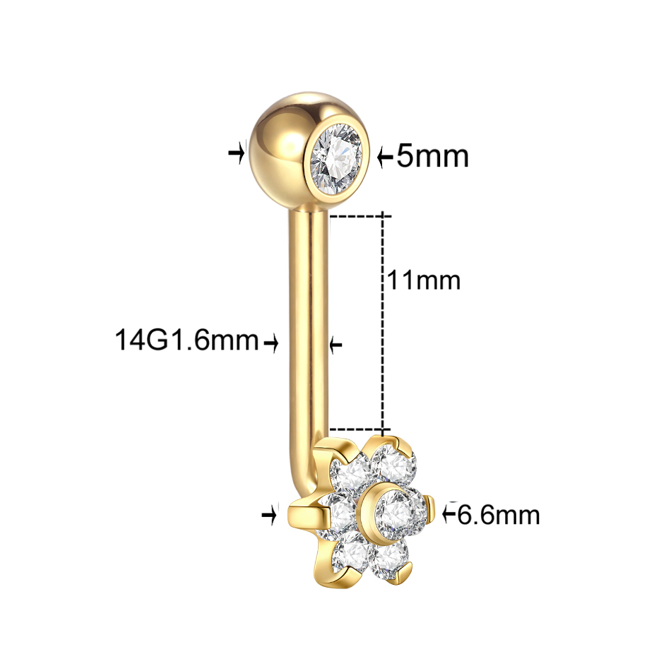 1PC Titanio Christina Cappucci - Body Jewelry Vch recensione e prezzo