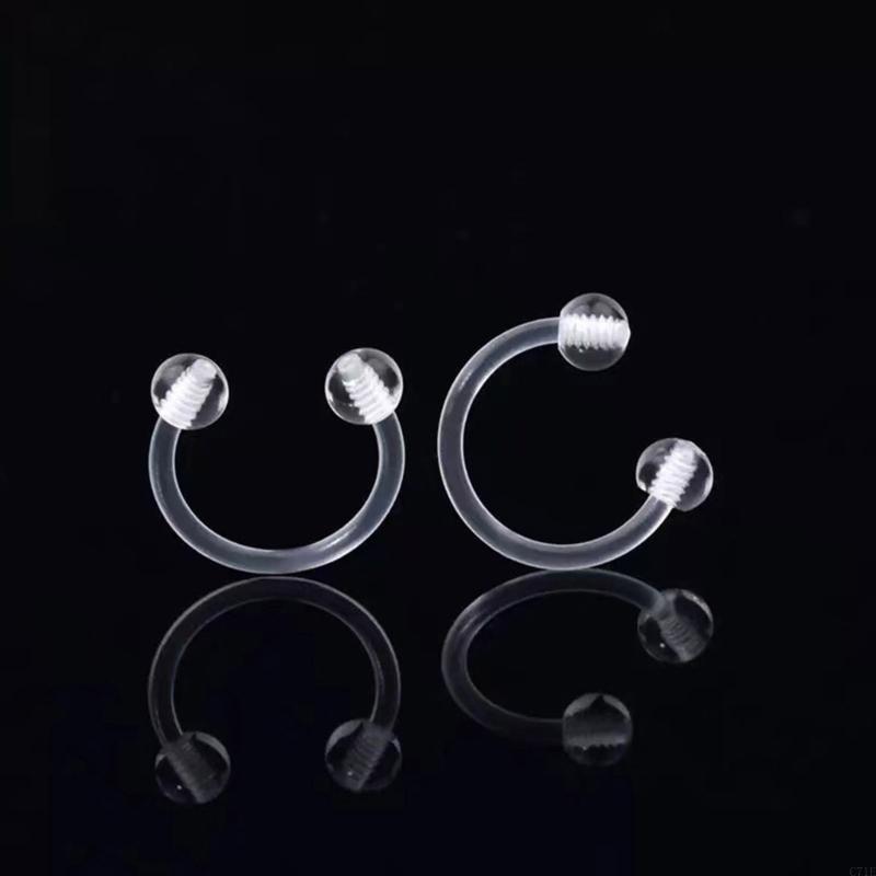 Anelli penetranti in acrilico  - Body Jewelry For Sensitive Skin recensione e prezzo