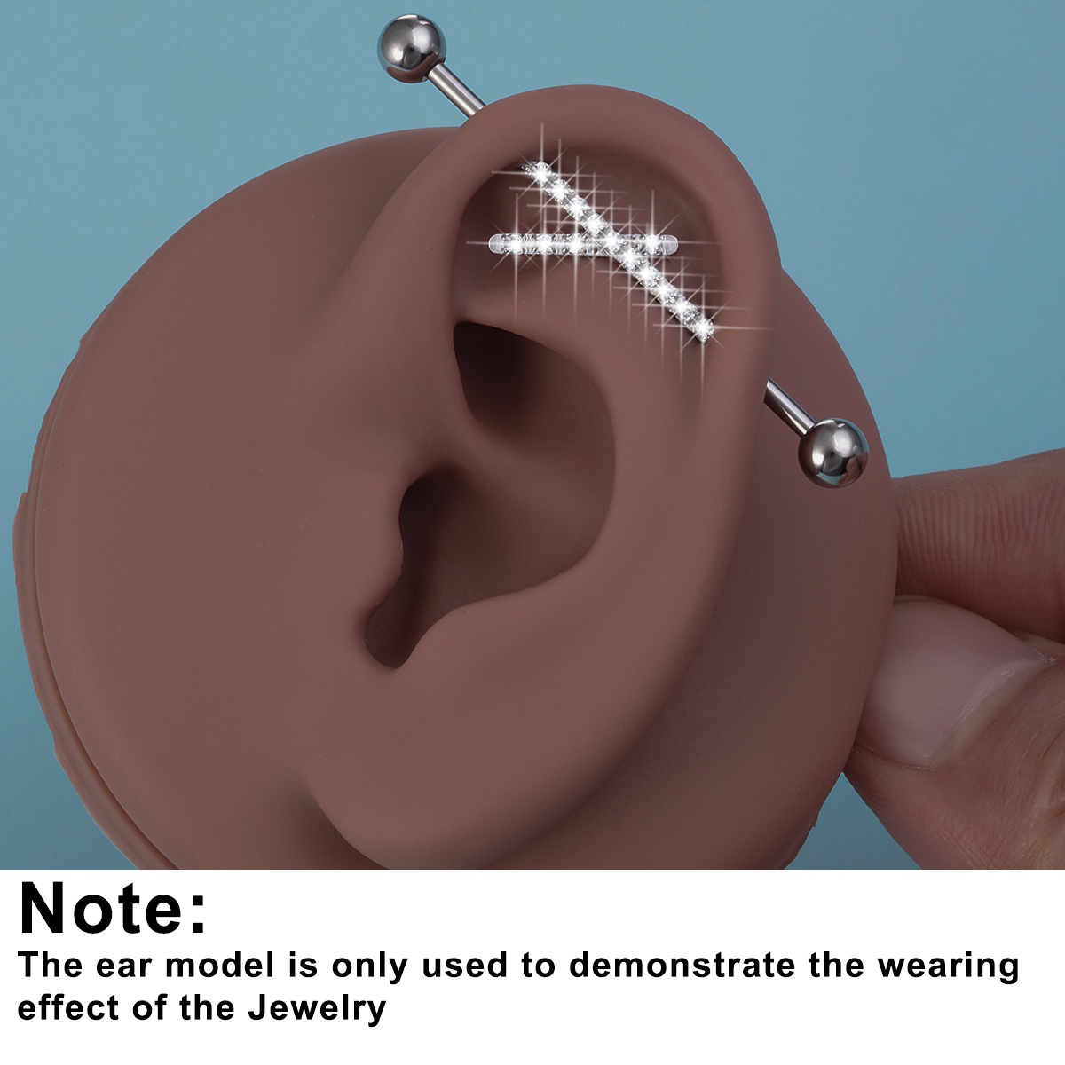 1 pz Piercing Industriale in Z - Body Jewelry Industrial recensione e prezzo