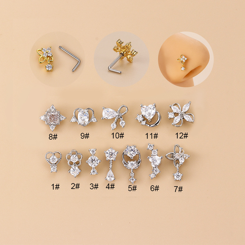Piercing per Naso a Forma di L - Body Jewelry Septum recensione e prezzo
