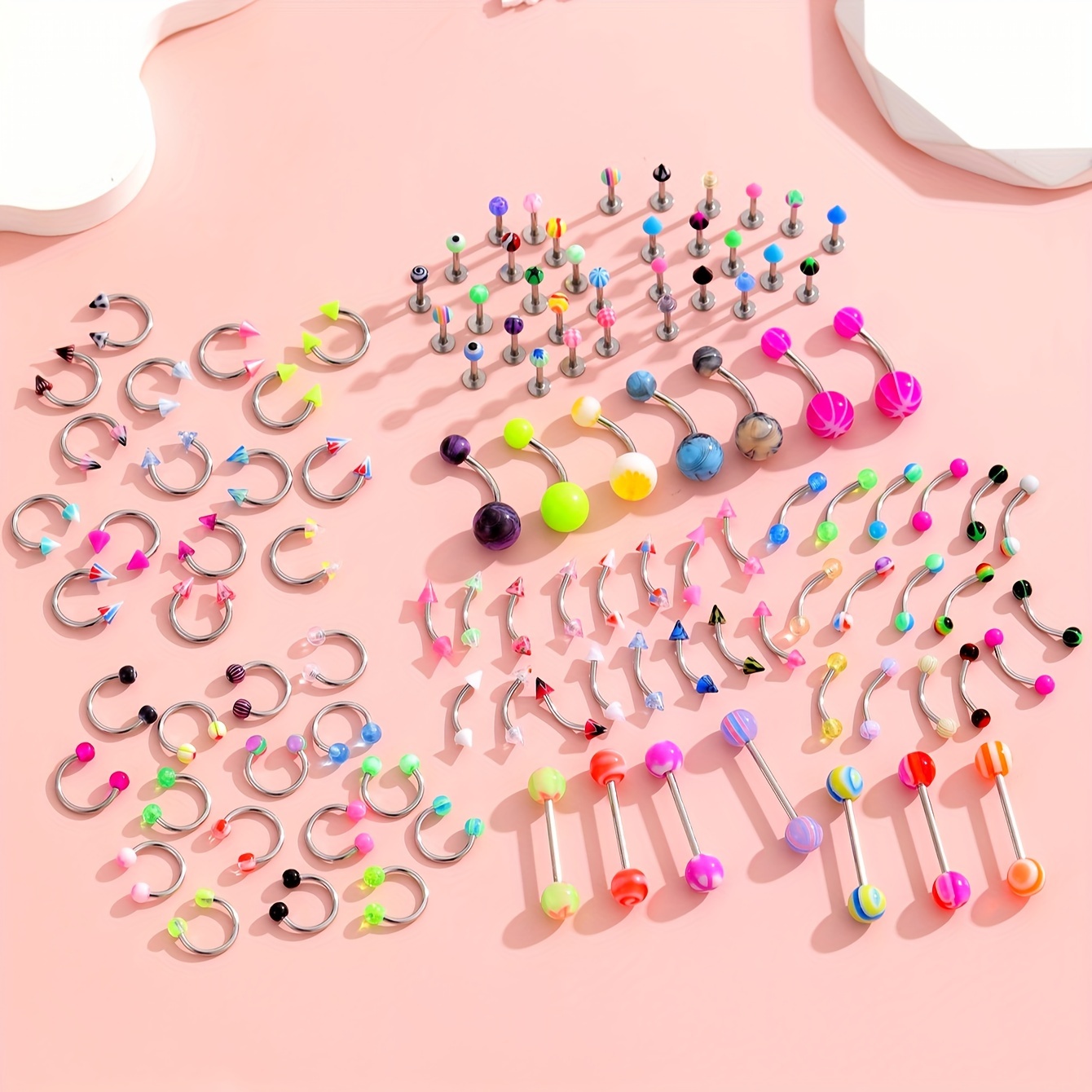 45/80/110 pezzi stili misti in - Body Jewelry Storage recensione e prezzo