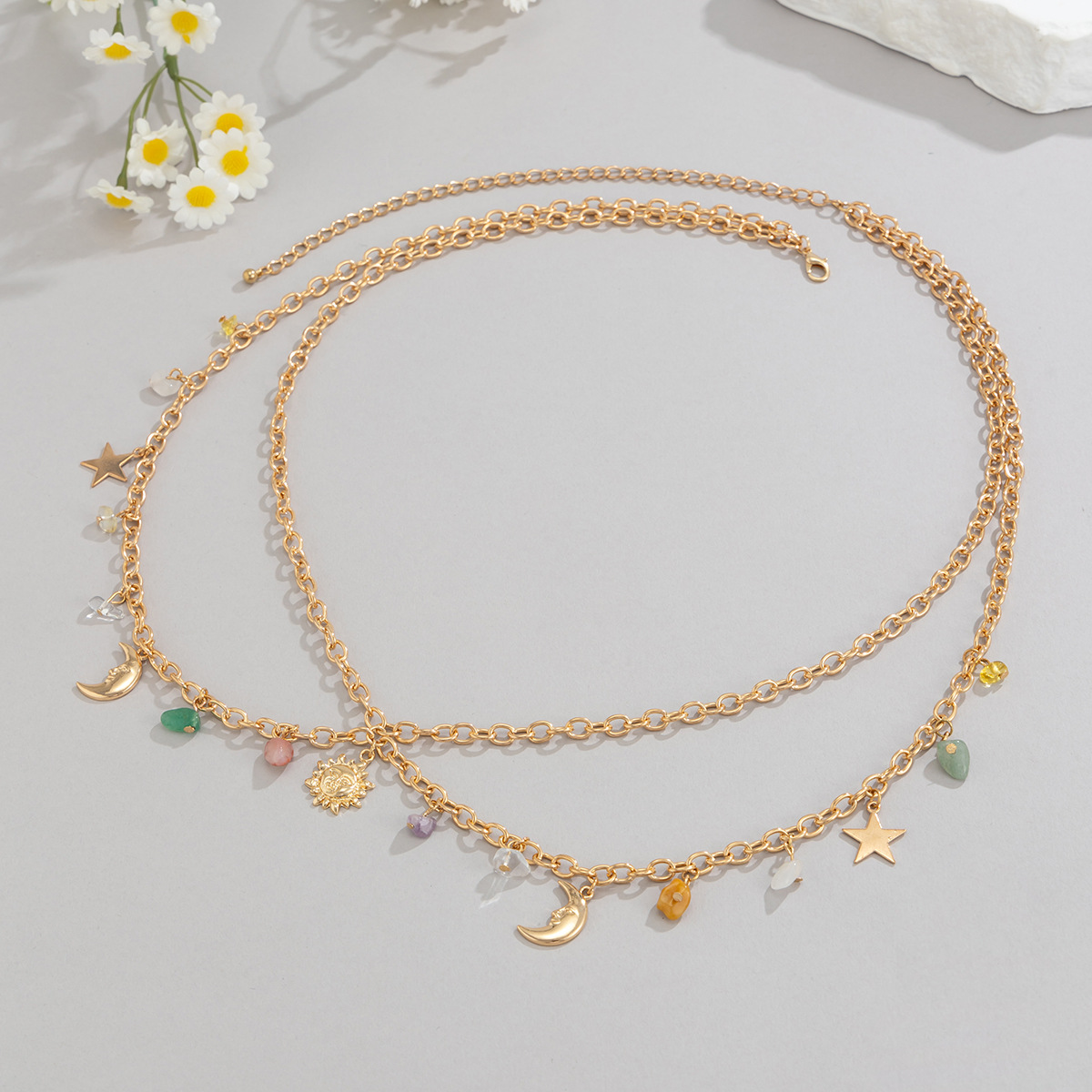 Boho Star Moon Sun Ciondolo Ca - Body Chain Jewelry recensione e prezzo