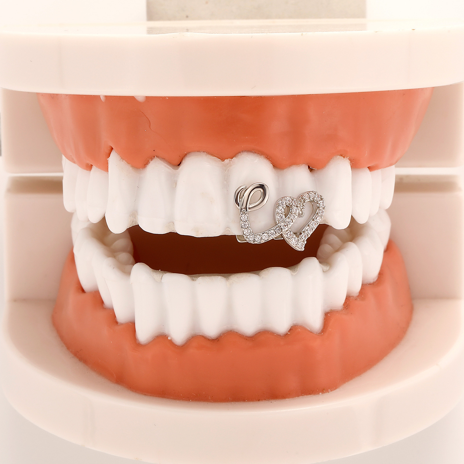 TOPGRILLZ Doppio Cuore Denti T - Body Jewelry Men recensione e prezzo