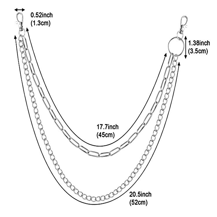 Catena Doppia in Metallo per P - Body Jewelry Men recensione e prezzo