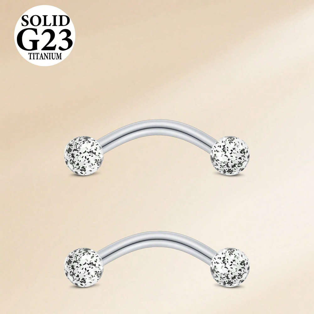 2 Pezzi 16G 8/10mm in Lega di  - Body Jewelry Vch recensione e prezzo
