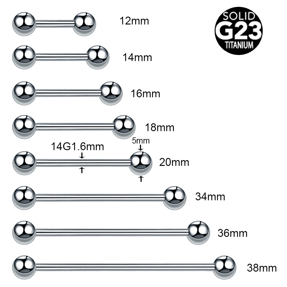 1/5PCS Titanio Filo Esterno Li - Body Jewelry Industrial recensione e prezzo
