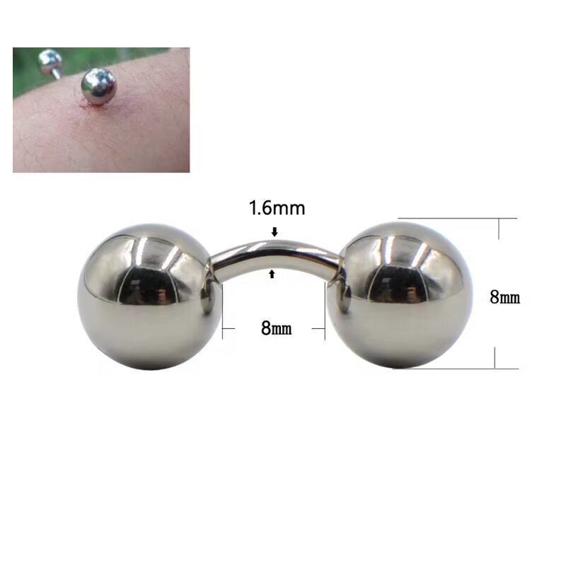 1 pezzo Big Ball 316L filettat - Body Jewelry Vch recensione e prezzo