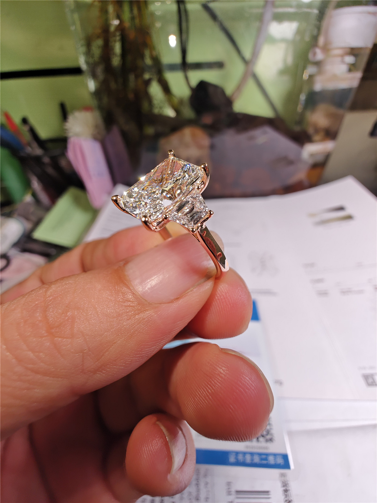 Anello in oro 14 carati con di - Body Jewelry Vch recensione e prezzo