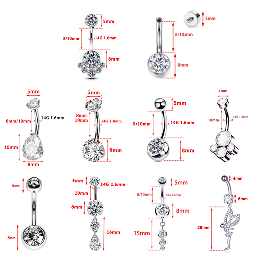 Piercing per Ombelico in Titan - Body Jewelry For Sensitive Skin recensione e prezzo