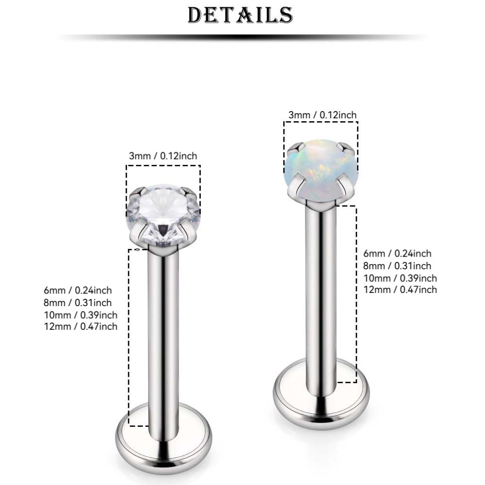 Anelli del naso in acciaio ino - Body Jewelry For Sensitive Skin recensione e prezzo