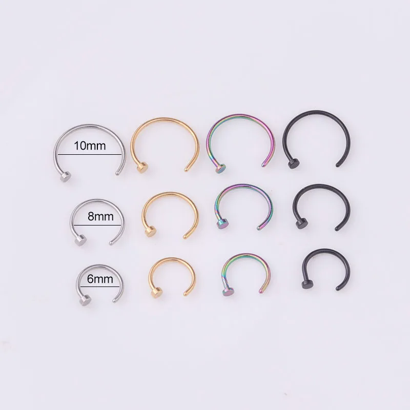 Set di 5 Anelli per Naso da 20 - Body Jewelry Septum recensione e prezzo