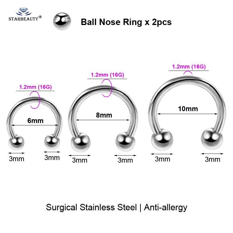 2pcs Multiuso BCR Viso Piercin - Body Jewelry Vch recensione e prezzo