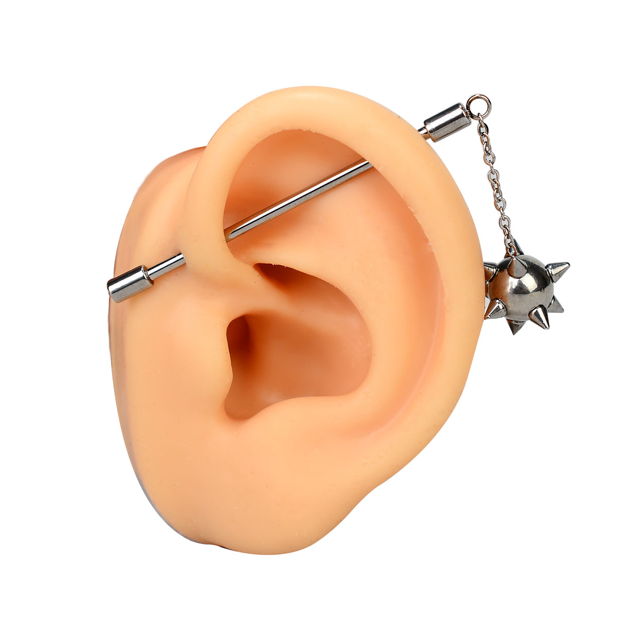 1PC acciaio chirurgico scintil - Body Jewelry Industrial recensione e prezzo