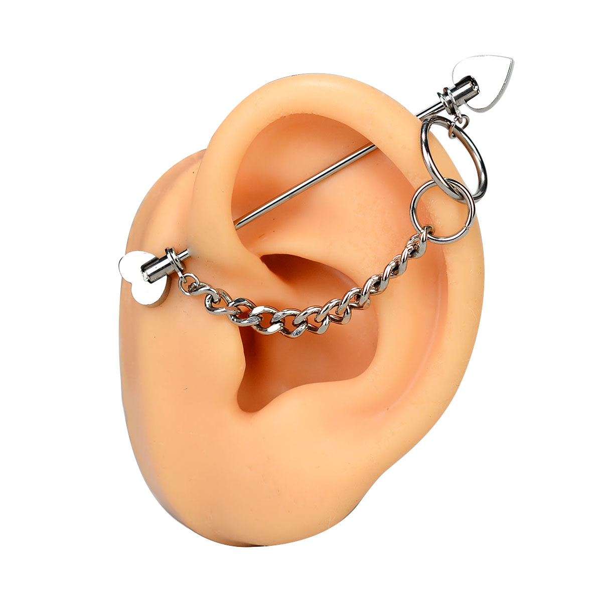 1PC acciaio chirurgico scintil - Body Jewelry Industrial recensione e prezzo