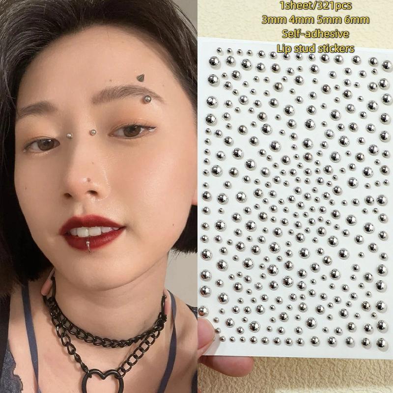 321pcs Non Piercing Lip Studs  - Body Jewelry Eyebrow recensione e prezzo