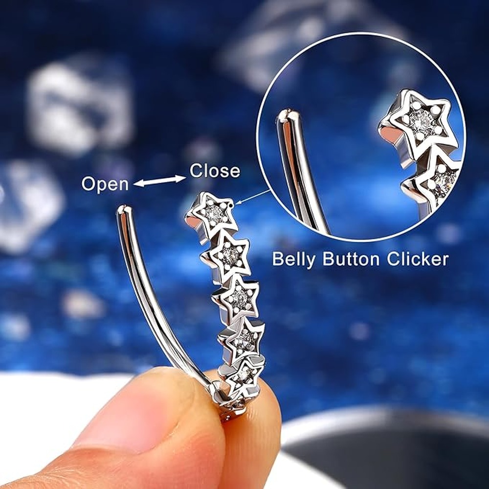 Elegante Anello a Bottone per  - Body Jewelry For Sensitive Skin recensione e prezzo