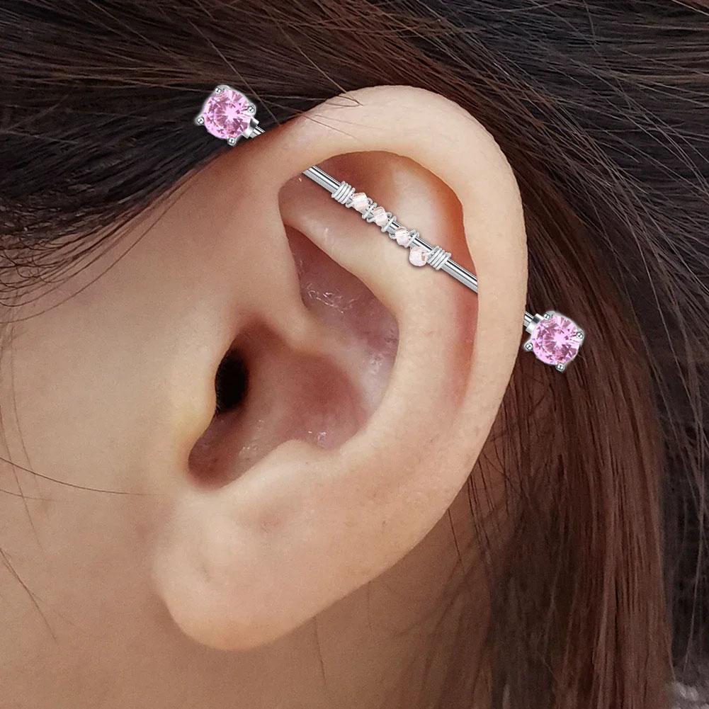 1pc / 6pcs 14G 38mm in acciaio - Body Jewelry Industrial recensione e prezzo