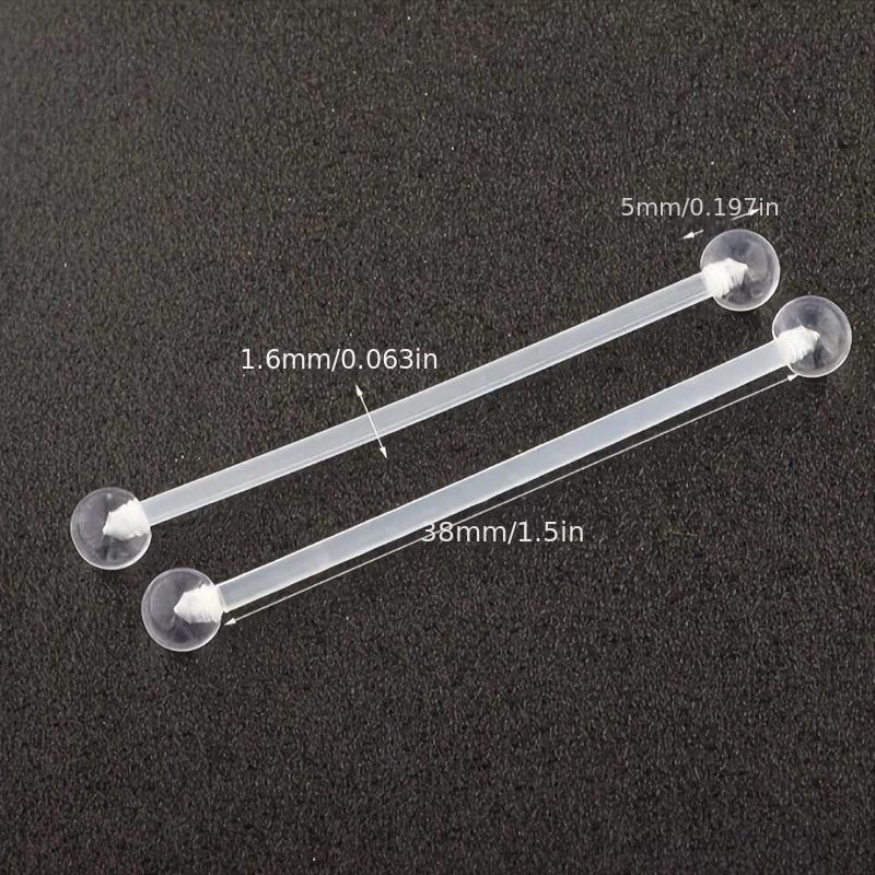1pc / 6pcs 14G 38mm in acciaio - Body Jewelry Industrial recensione e prezzo