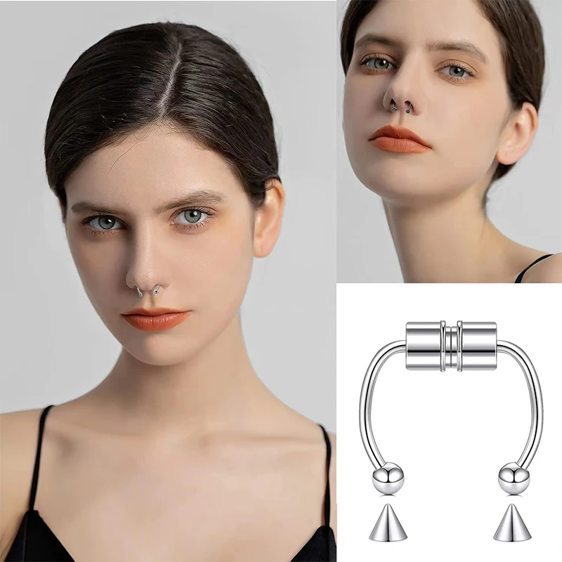 Falso piercing al naso anello  - Body Jewelry Septum recensione e prezzo