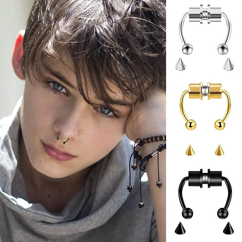 Falso piercing al naso anello  - Body Jewelry Septum recensione e prezzo