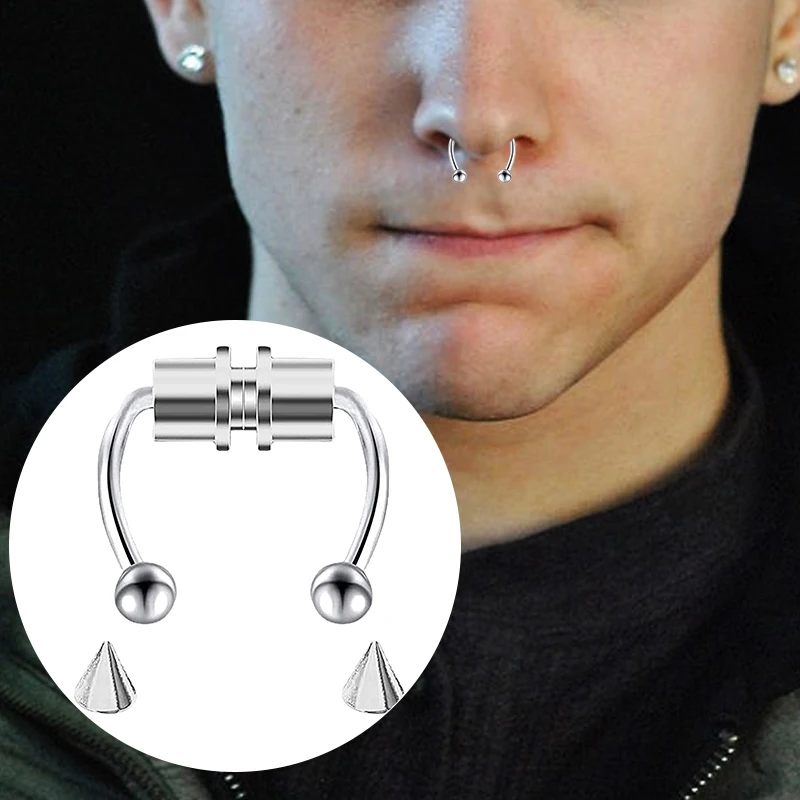 Falso piercing al naso anello  - Body Jewelry Septum recensione e prezzo