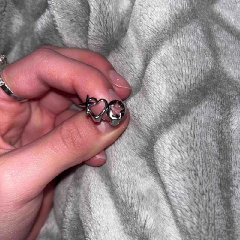Punk Hip Hop Hollow Heart Dent - Body Jewelry Men recensione e prezzo