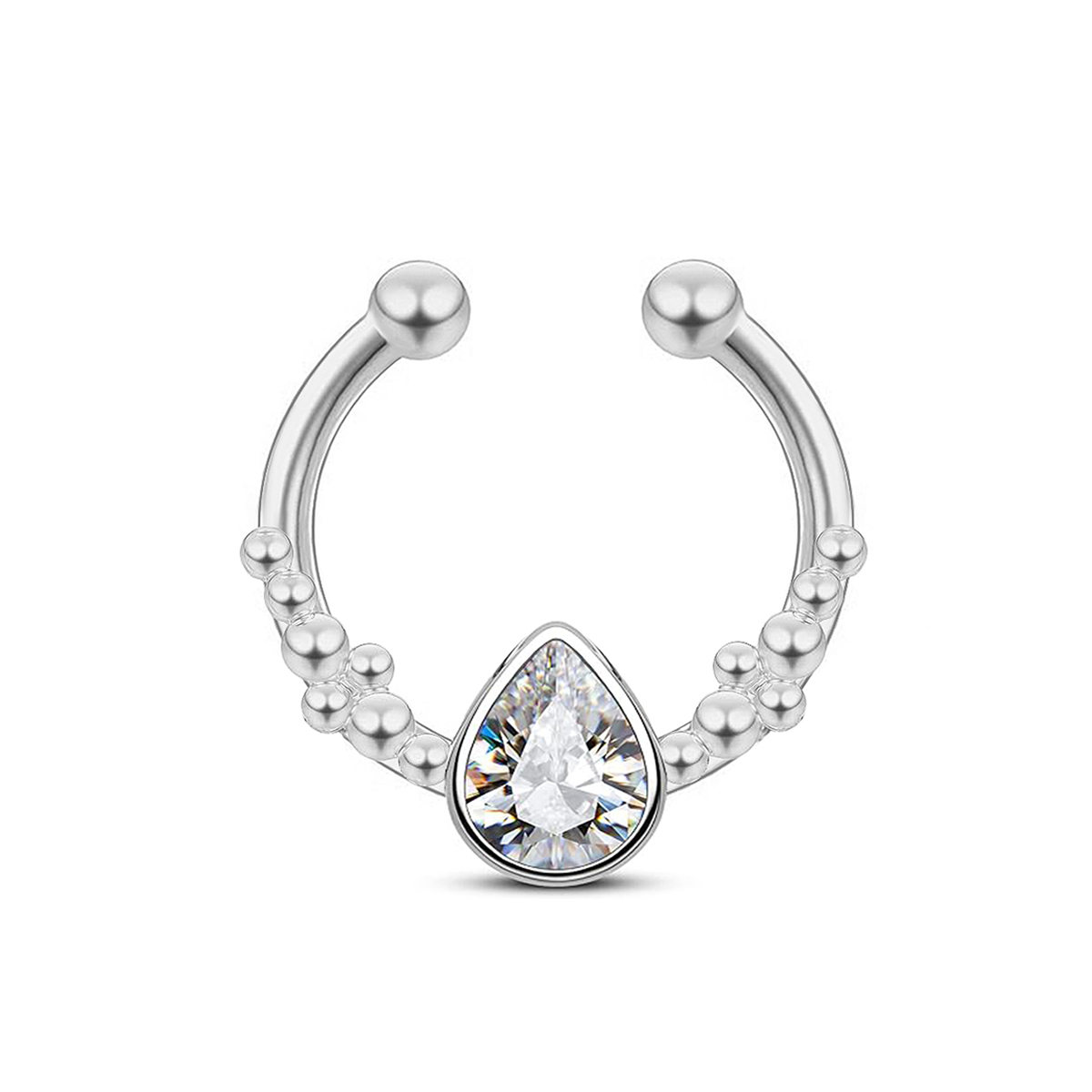 Anello al naso falso con gocci - Body Jewelry Septum recensione e prezzo