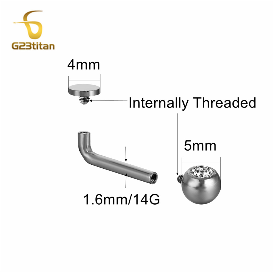 1PC Titanium Pussy Piercing el - Body Jewelry Vch recensione e prezzo