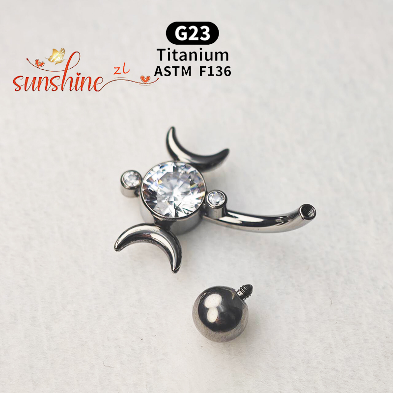 1 pz G23 titanio VCH gioielli  - Body Jewelry Vch recensione e prezzo