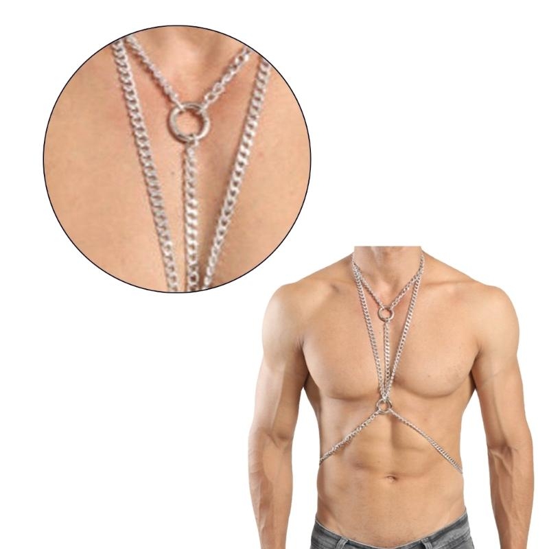 Cablaggio a catena del corpo p - Body Jewelry Men recensione e prezzo