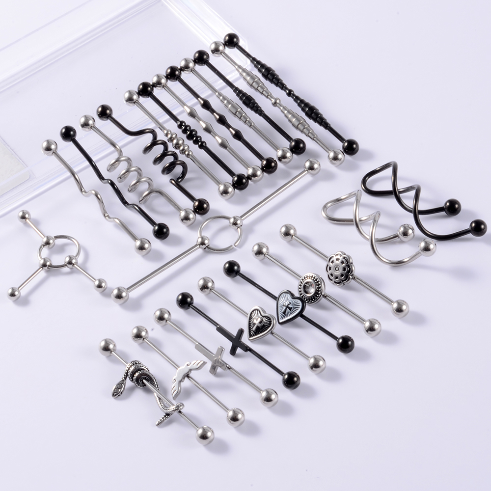 1 pz acciaio chirurgico serpen - Body Jewelry Industrial recensione e prezzo