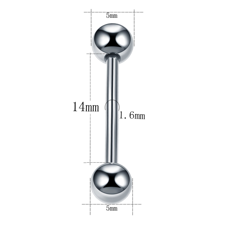 1PC 14G 16G Titanio Industrial - Body Jewelry Industrial recensione e prezzo